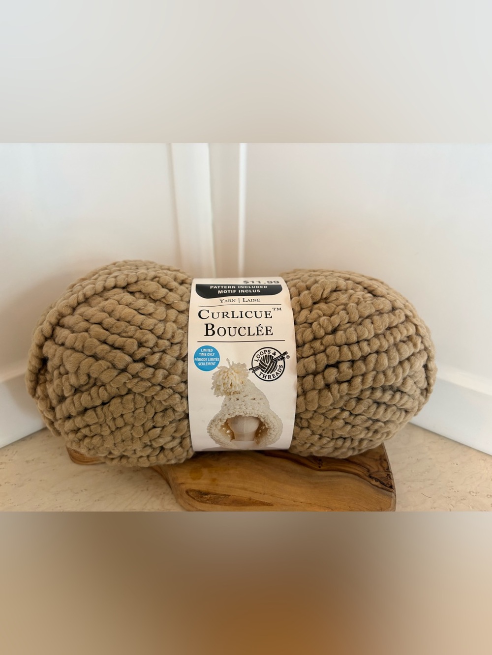 Bouclée Chunky Bouclé Yarn - Taupe